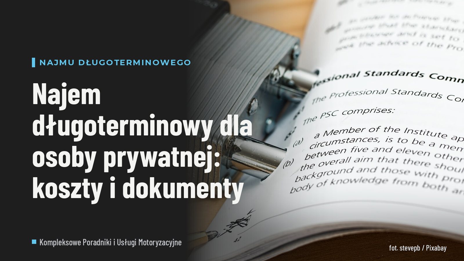 Najem długoterminowy dla osoby prywatnej: koszty i dokumenty